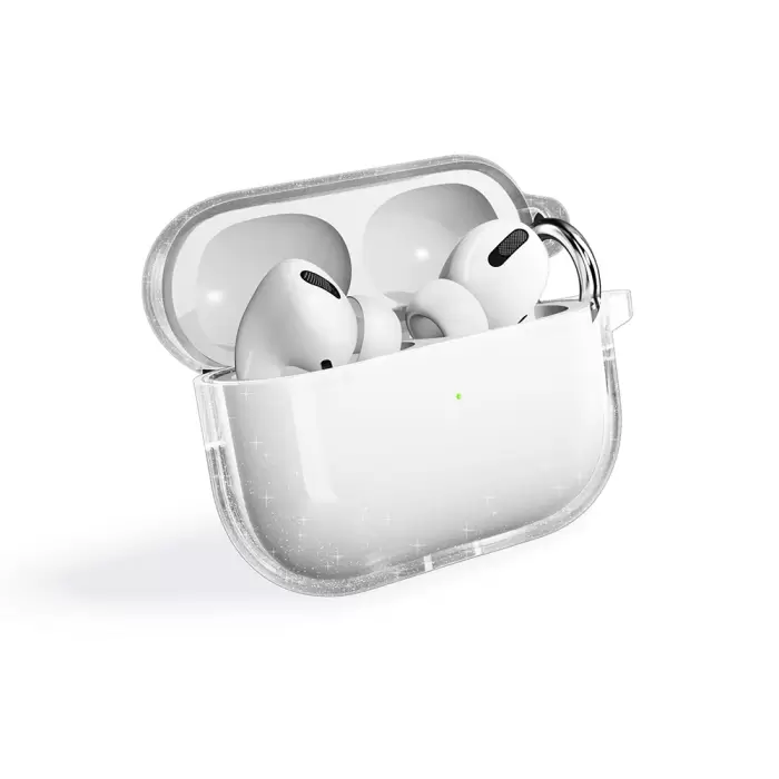 Airpods Pro 2  Allstar Airbag 32 Parlayan Simli Saydam Renkli Kılıf