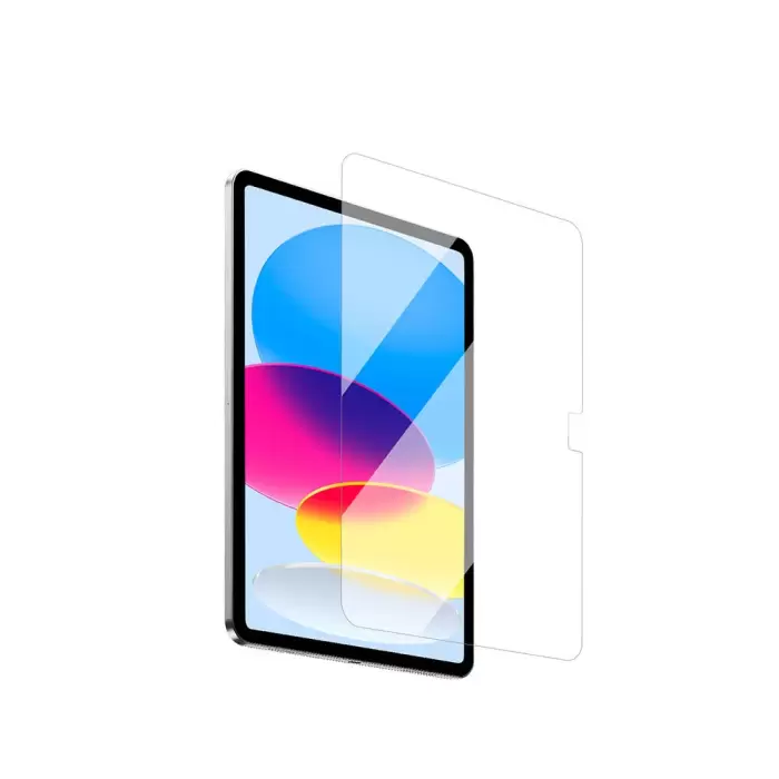 Apple İpad 10.2 2021 (9.nesil) Wiwu Wi-gQ002 İvista 5 Katmanlı Temperli Cam Ekran Koruyucu + Kolay Uygulama Aparatı