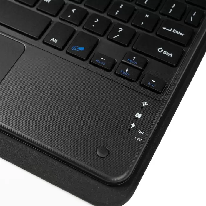Apple İpad 11.nesil 2025 Lopard Border Keyboard Bluetooh Bağlantılı Standlı Klavyeli Tablet Kılıfı