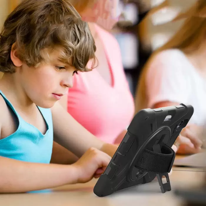 Apple İpad 11.nesil 2025 Uyumlu Tablet Silikon Tank Military Ultra Koruma Standlı Defender