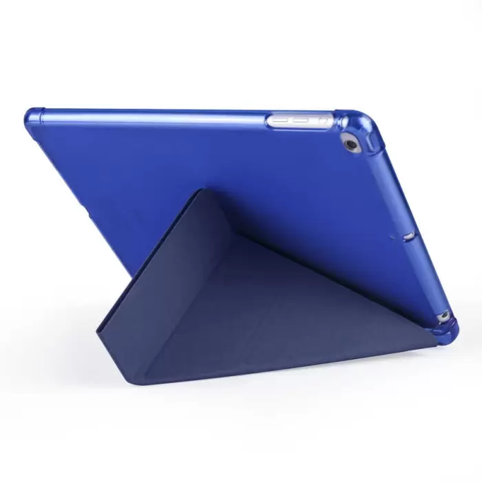 Apple iPad 9.7 2017 (5.Nesil) Kılıf Lopard Tri Folding Kalem Bölmeli Standlı Kılıf
