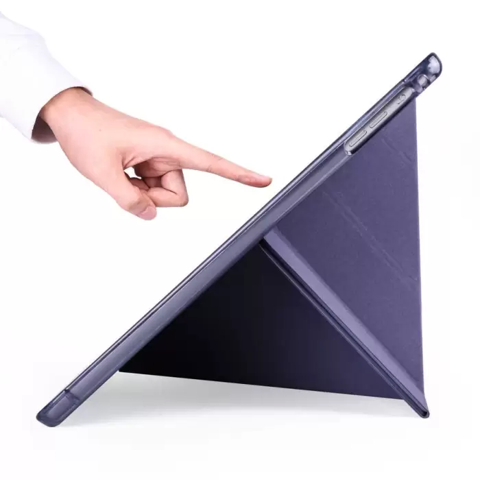 Apple iPad 9.7 2018 (6.Nesil) Kılıf Lopard Tri Folding Kalem Bölmeli Standlı Kılıf