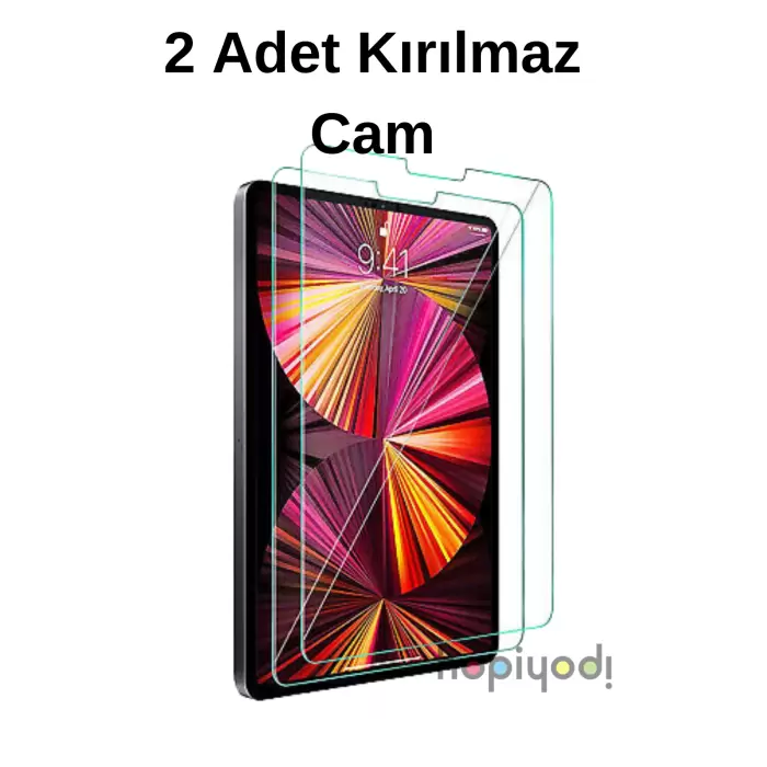 2 Adet Apple iPad Air 11 2024 Uyumlu Nano Kırılmaz Esnek Ekran Koruyucu Tam Uyum