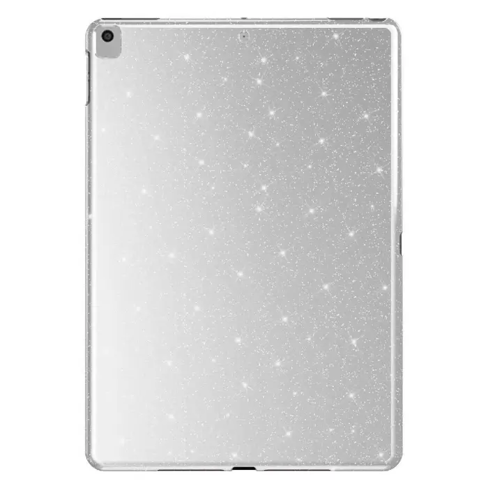 Apple iPad Pro 10.5 (7 Nesil) Simli Parlak Görünümlü Lopard Tablet Koton Kılıf