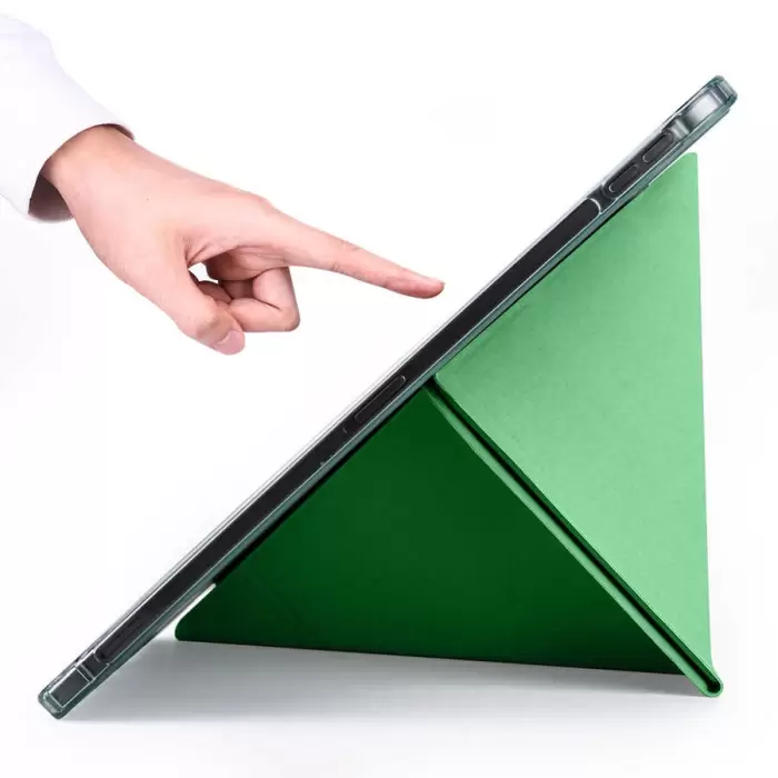 Apple iPad Pro 11 2020 (2.Nesil) Kılıf Lopard Tri Folding Kalem Bölmeli Standlı Kılıf