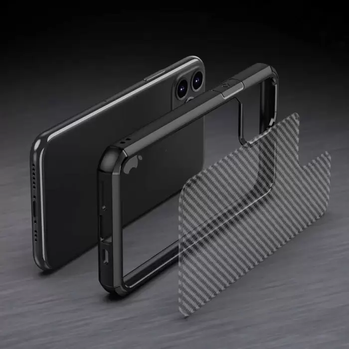 Apple iPhone 11 Kılıf Lopard İnoks Kapak
