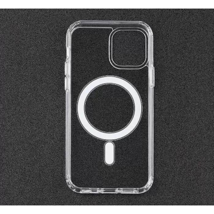Apple iPhone 11 Kılıf Lopard Kılıf Magsafe Şarj Destekli Orjinal Kalite Şeffaf Tacsafe Kapak