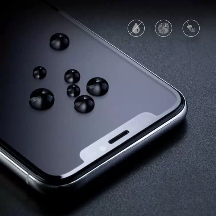 iPhone 11 Pro  Tam Kapatan Hayalet Mat Seramik Ekran Koruyucu Kırılmaz Cam