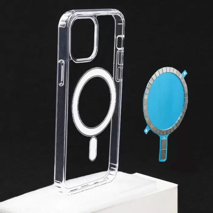 Apple iPhone 11 Pro Max Kılıf Lopard Kılıf Magsafe Şarj Destekli Orjinal Kalite Şeffaf Tacsafe Kapak