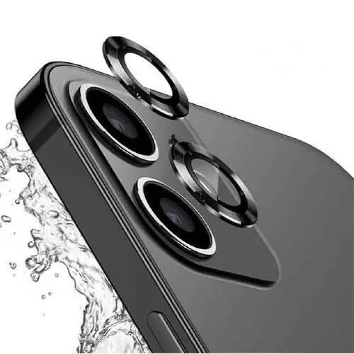 Apple iPhone 12 Lopard CL-12 Premium Safir Parmak İzi Bırakmayan Anti-Reflective Lens Koruma Parlak Renkli Kamera Koruyucu CL-08