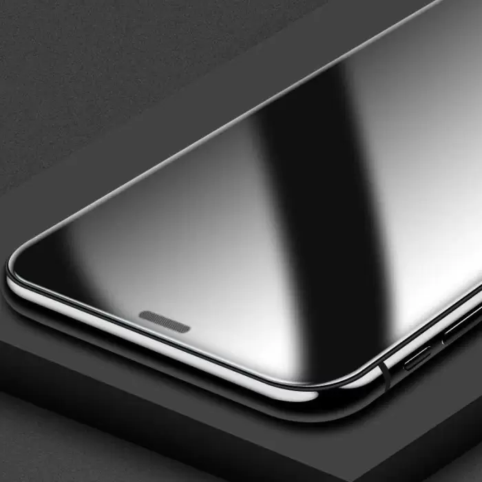 Apple iPhone 12 Mini Hayalet 9d Temperli Cam Ekran Koruma Tam Kaplayan Privacy Ahize Korumalı Anti Dust