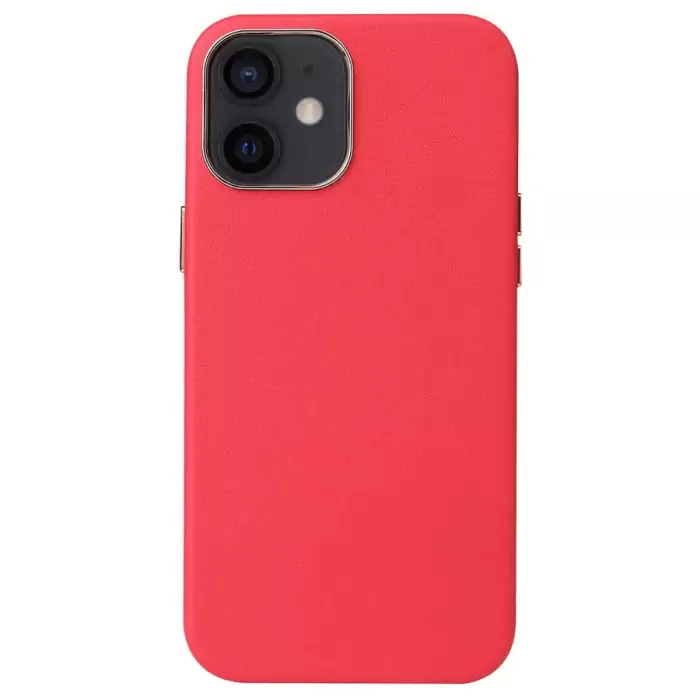 Apple iPhone 12 Mini Kılıf Lopard Leathersafe Wireless Kapak