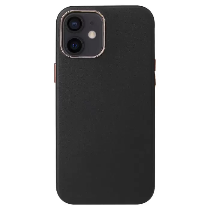 Apple iPhone 12 Mini Kılıf Lopard Leathersafe Wireless Kapak