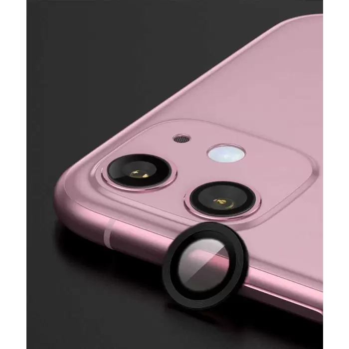Apple iPhone 12 Mini Lopard CL-02 Lens Koruma Parlak Renkli Kamera Koruyucu