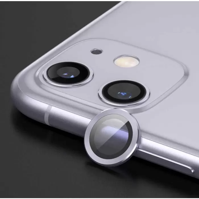 Apple iPhone 12 Mini Lopard CL-02 Lens Koruma Parlak Renkli Kamera Koruyucu