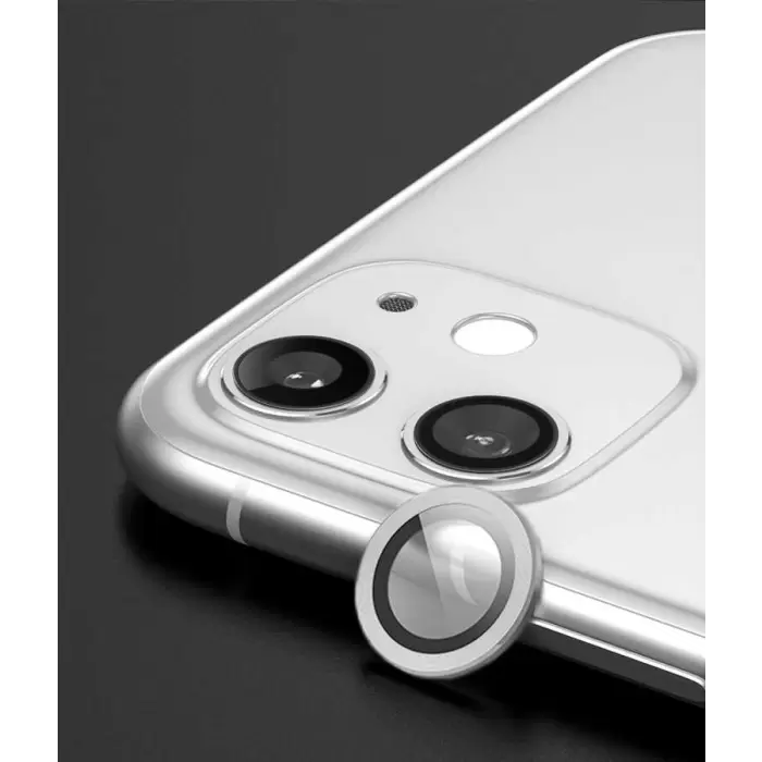 Apple iPhone 12 Mini Lopard CL-02 Lens Koruma Parlak Renkli Kamera Koruyucu