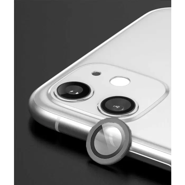 Apple iPhone 12 Mini Lopard CL-02 Lens Koruma Parlak Renkli Kamera Koruyucu