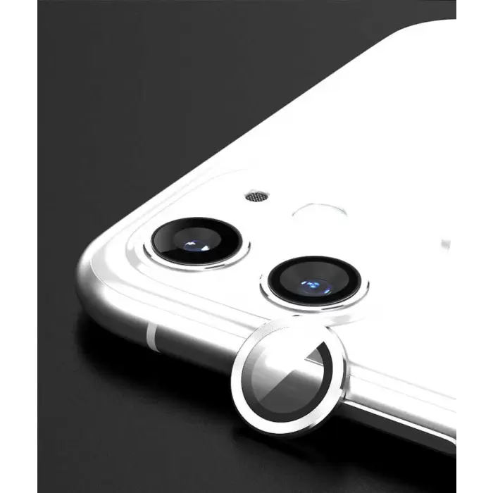 Apple iPhone 12 Mini Lopard CL-02 Lens Koruma Parlak Renkli Kamera Koruyucu