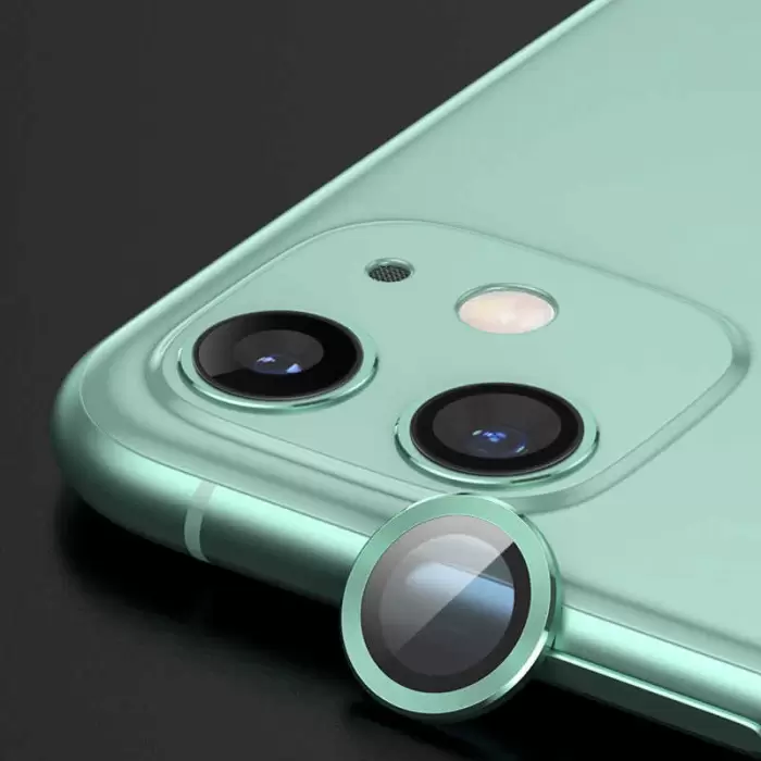 Apple iPhone 12 Mini Lopard CL-02 Lens Koruma Parlak Renkli Kamera Koruyucu