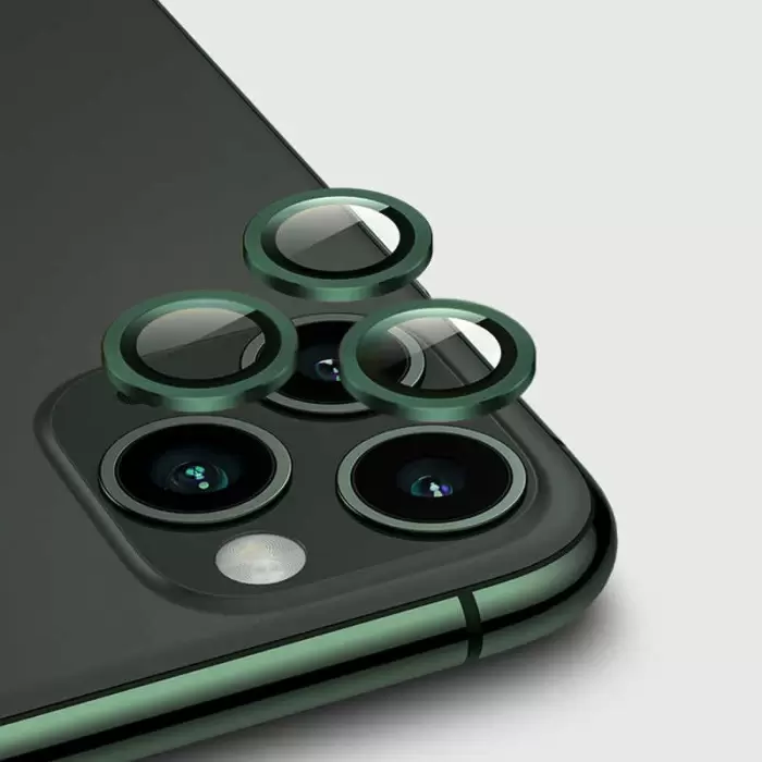 Apple iPhone 12 Pro Lopard CL-02 Lens Koruma Parlak Renkli Kamera Koruyucu