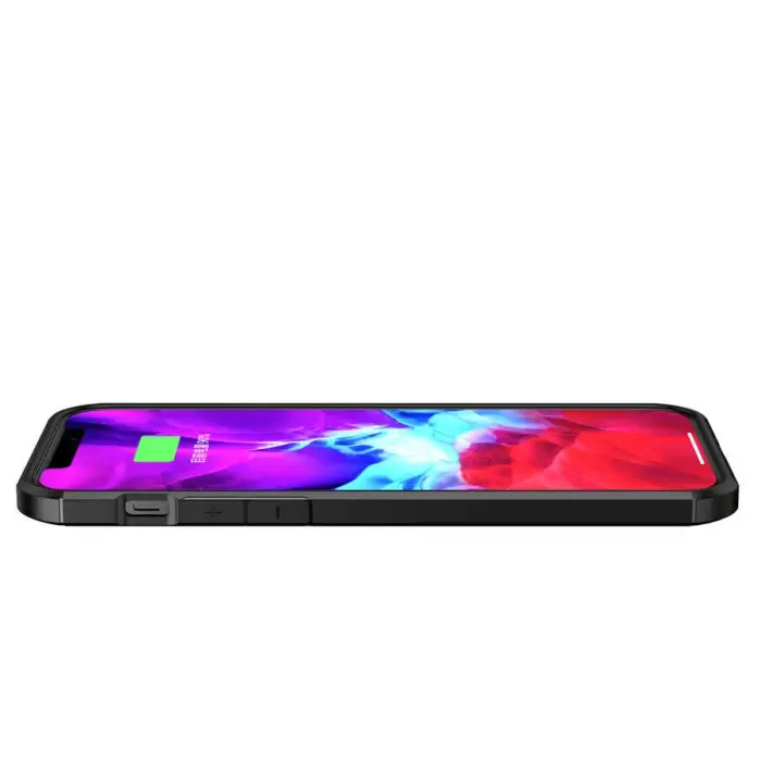 Apple iPhone 12 Pro Max Kılıf Lopard İnoks Kapak