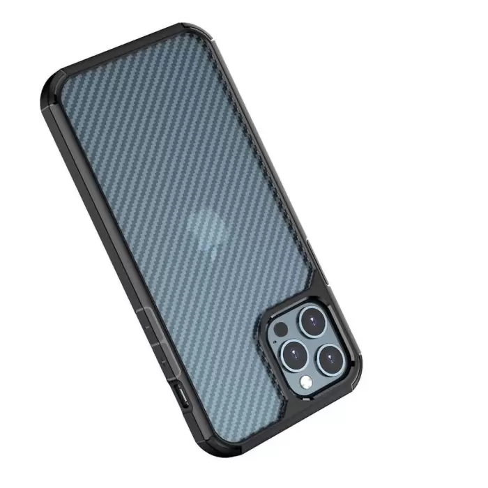 Apple iPhone 12 Pro Max Kılıf Lopard İnoks Kapak