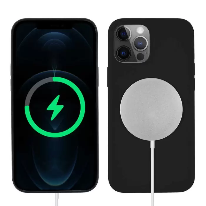 Apple iPhone 12 Pro Max Kılıf Lopard Silksafe Wireless Kapak