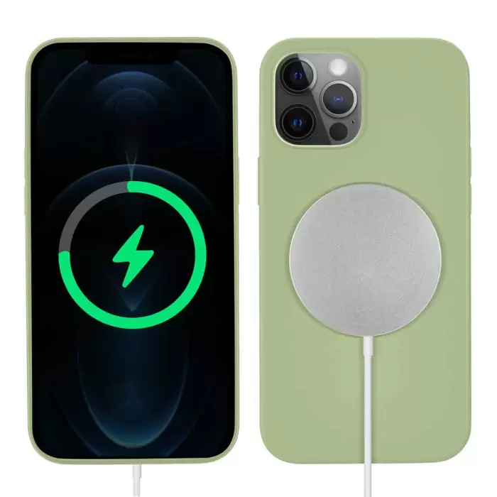Apple iPhone 12 Pro Max Kılıf Lopard Silksafe Wireless Kapak