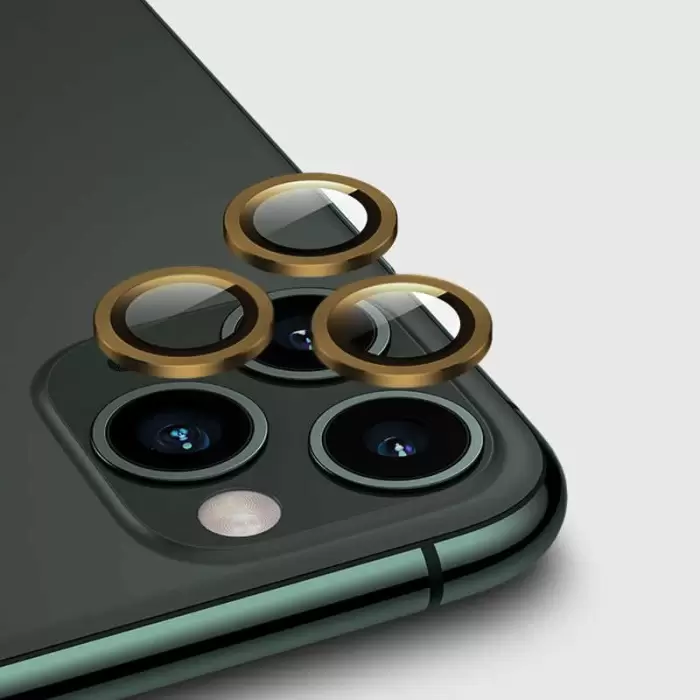Apple iPhone 12 Pro Max Lopard CL-02 Lens Koruma Parlak Renkli Kamera Koruyucu