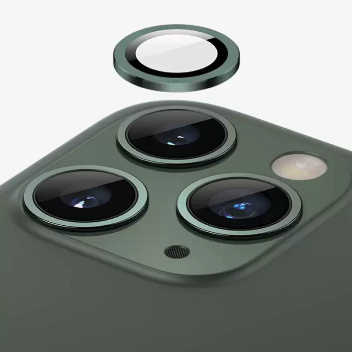 Apple iPhone 12 Pro Max Lopard CL-02 Lens Koruma Parlak Renkli Kamera Koruyucu