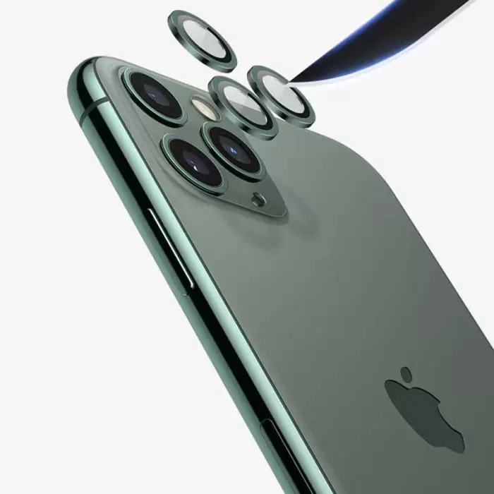 Apple iPhone 12 Pro Max Lopard CL-02 Lens Koruma Parlak Renkli Kamera Koruyucu