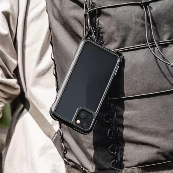 Apple İphone 13 Kılıf Boyun Askılı Kompozit Tasarımlı Şok Önleyicili Lisanslı Switcheasy Odyssey Kapak