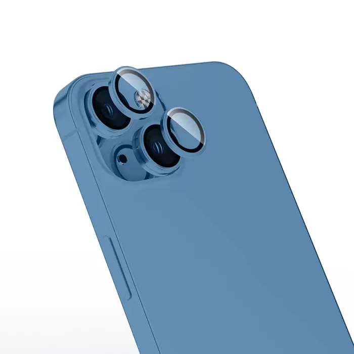 Apple İphone 13 Lopard Mikro Lens Koruma Parlak Renkli Kamera Koruyucu