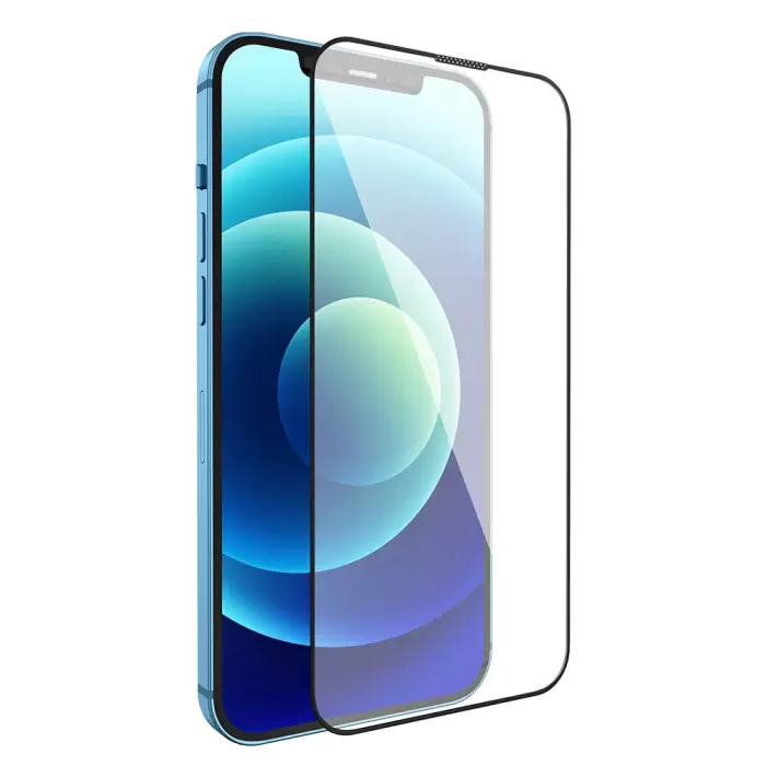 Apple İphone 13 Pro Wiwu Cz-003 Mavi Işık Teknolojili Hidrofobik Ve Oleofobik Parlama Önleyici Cam Ekran Koruyucu