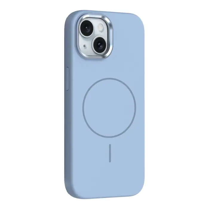 Apple İphone 14 Kılıf M-safe Şarj Özellikli Metal Kamera Çerçeveli Lopard Edi Silikon Kapak