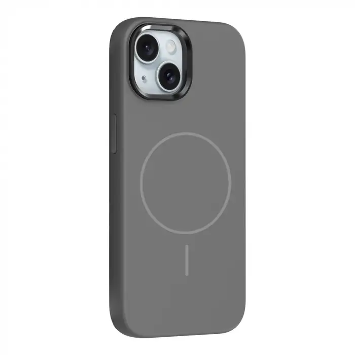 Apple İphone 14 Kılıf M-safe Şarj Özellikli Metal Kamera Çerçeveli Lopard Edi Silikon Kapak