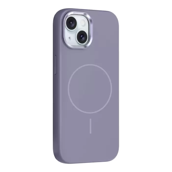 Apple İphone 14 Kılıf M-safe Şarj Özellikli Metal Kamera Çerçeveli Lopard Edi Silikon Kapak
