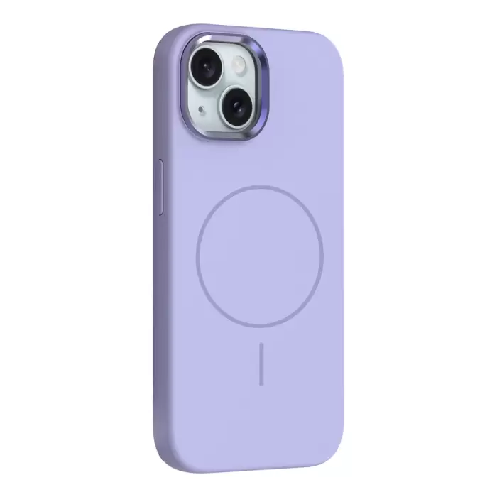 Apple İphone 14 Kılıf M-safe Şarj Özellikli Metal Kamera Çerçeveli Lopard Edi Silikon Kapak