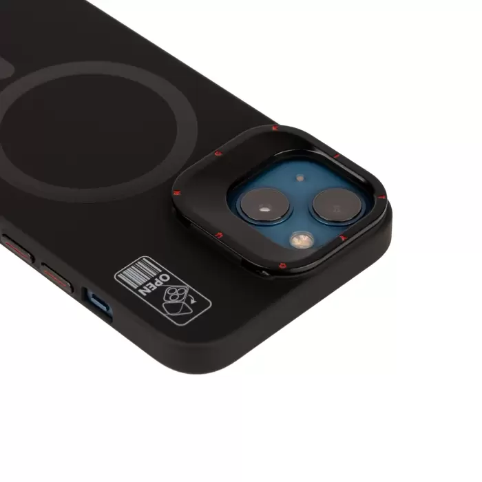 Apple İphone 14 Kılıf Magsafe Şarj Özellikli Standlı Youngkit Hermit Bracket Serisi Kapak
