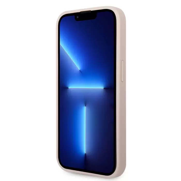 Apple İphone 14 Pro Kılıf Guess Pu Deri Büyük Metal Logo Dizaynlı Kapak