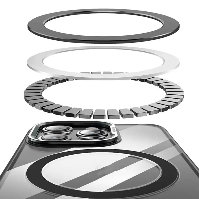 Apple İphone 14 Pro Kılıf Magsafe Şarj Özellikli Wlons Standlı Efsane Kapak