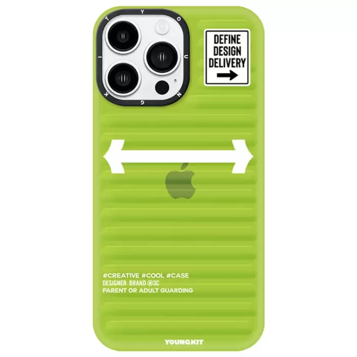 Apple İphone 14 Pro Kılıf Youngkit Luggage Firefly Serisi Kapak