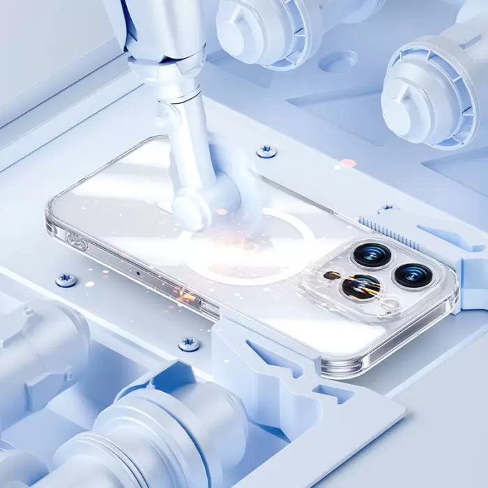 Apple İphone 14 Pro Kılıf Magsafe Şarj  Kamera Korumalı Benks Corning Glass Series Kapak