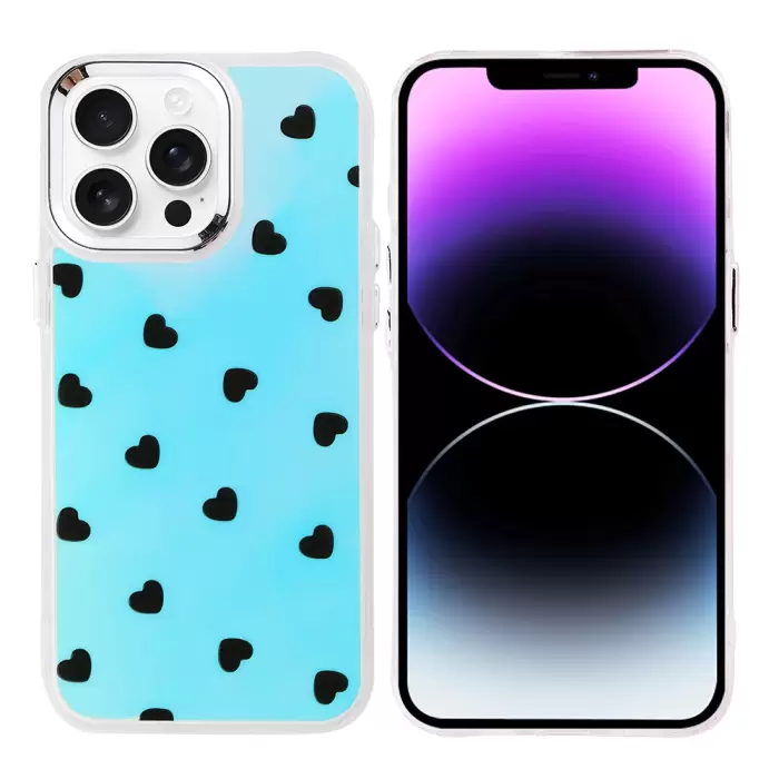 Apple İphone 14 Pro Max Kılıf Airbag Tasarımlı Lopard Hadra Kapak