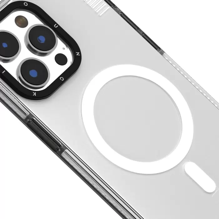 Apple İphone 15 Kılıf Magsafe Şarj Özellikli Youngkit Crystal Color Serisi Kapak