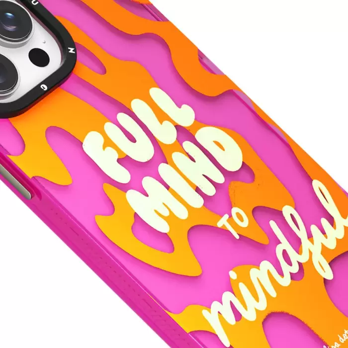 Apple İphone 15 Kılıf Yazı Desenli Youngkit Mindfulness Serisi Kapak