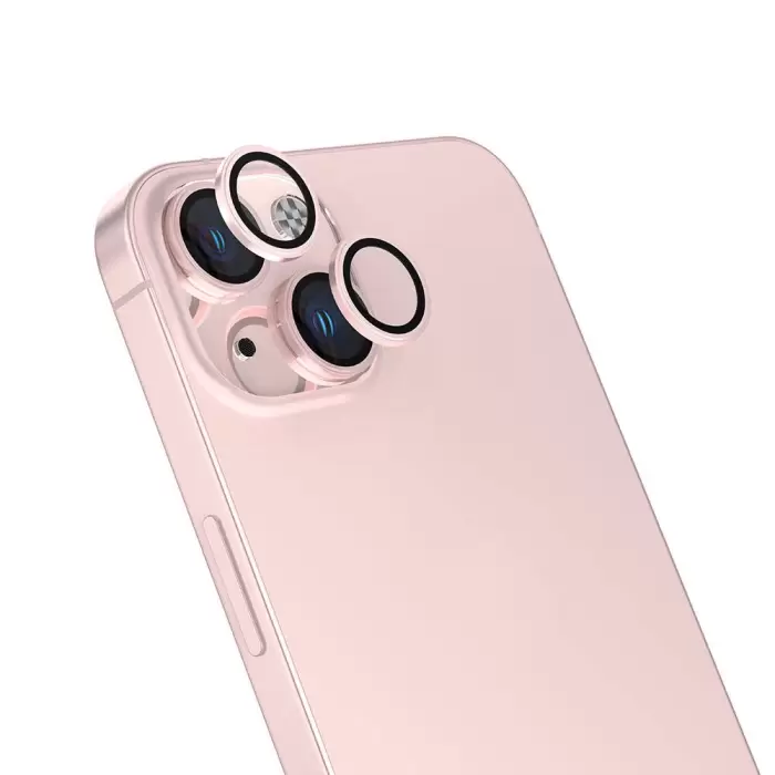 iPhone 15  CL-15 Parmak İzi Bırakmayan Anti-Reflective Lens Koruma Parlak Renkli Kamera Koruyucu CL-08