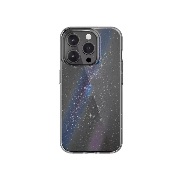 Apple İphone 15 Pro Kılıf Çift Katmanlı Imd Baskılı Bumper Lisanslı Switcheasy Cosmos Nebula Kapak