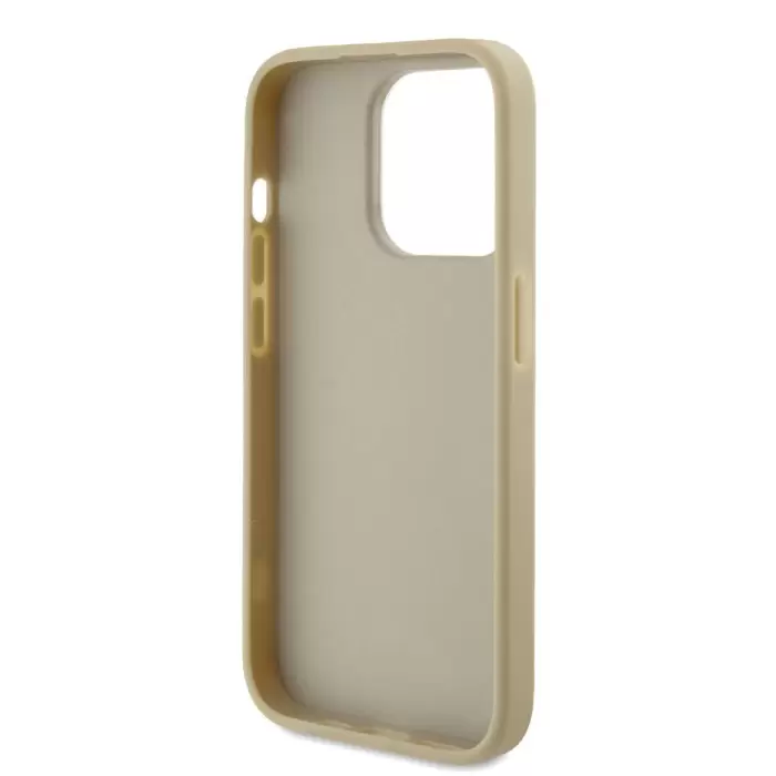 Apple İphone 15 Pro Kılıf Guess Orjinal Lisanslı 4g Büyük Metal Logolu Glitter Kapak