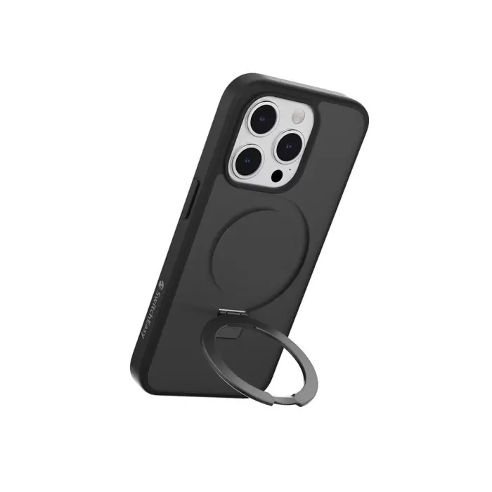 Apple İphone 15 Pro Kılıf Magsafe Şarj Özellikli Yüzük Standlı Lisanslı Switcheasy Magstand-m Kapak